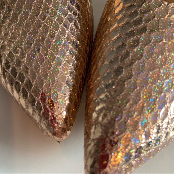 Rose Gold Mermaid Fashion Nova Heels - Picture 7 of 12